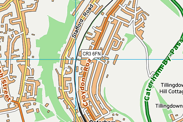 CR3 6FN map - OS VectorMap District (Ordnance Survey) CR3 6FN map - OS VectorMap District (Ordnance Survey)