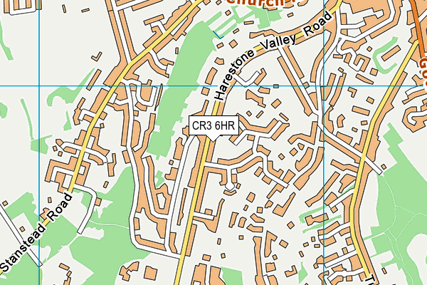 CR3 6HR map - OS VectorMap District (Ordnance Survey) CR3 6HR map - OS VectorMap District (Ordnance Survey)