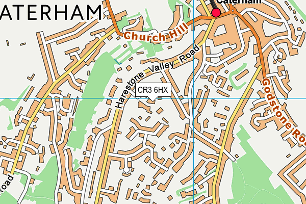 CR3 6HX map - OS VectorMap District (Ordnance Survey) CR3 6HX map - OS VectorMap District (Ordnance Survey)