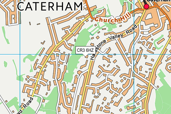 CR3 6HZ map - OS VectorMap District (Ordnance Survey) CR3 6HZ map - OS VectorMap District (Ordnance Survey)