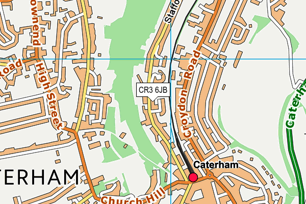 CR3 6JB map - OS VectorMap District (Ordnance Survey) CR3 6JB map - OS VectorMap District (Ordnance Survey)