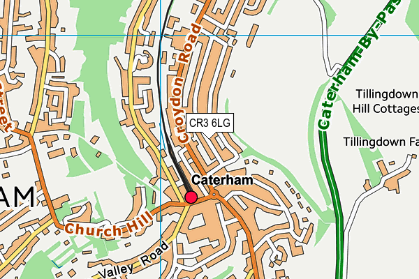 CR3 6LG map - OS VectorMap District (Ordnance Survey) CR3 6LG map - OS VectorMap District (Ordnance Survey)