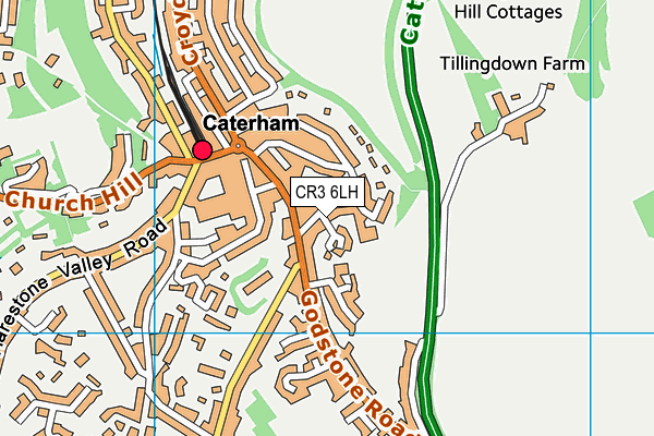 CR3 6LH map - OS VectorMap District (Ordnance Survey) CR3 6LH map - OS VectorMap District (Ordnance Survey)