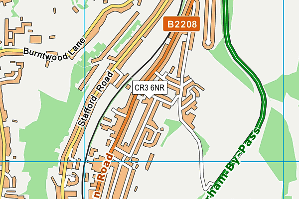 CR3 6NR map - OS VectorMap District (Ordnance Survey) CR3 6NR map - OS VectorMap District (Ordnance Survey)