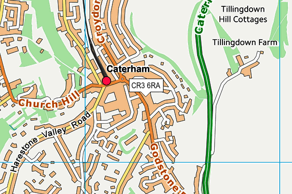 CR3 6RA map - OS VectorMap District (Ordnance Survey) CR3 6RA map - OS VectorMap District (Ordnance Survey)
