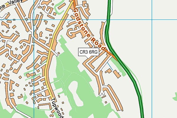 CR3 6RG map - OS VectorMap District (Ordnance Survey) CR3 6RG map - OS VectorMap District (Ordnance Survey)