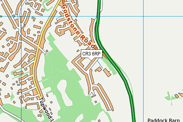 CR3 6RP map - OS VectorMap District (Ordnance Survey)