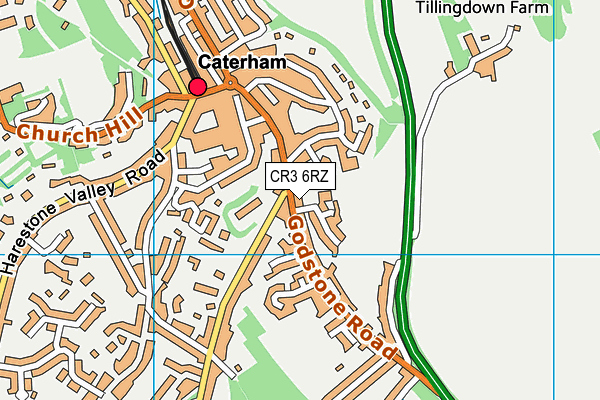 CR3 6RZ map - OS VectorMap District (Ordnance Survey) CR3 6RZ map - OS VectorMap District (Ordnance Survey)