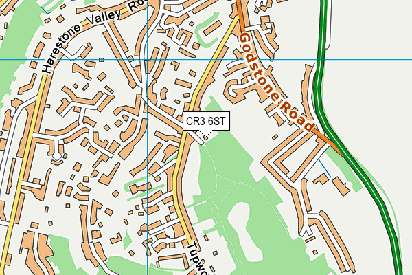 CR3 6ST map - OS VectorMap District (Ordnance Survey) CR3 6ST map - OS VectorMap District (Ordnance Survey)