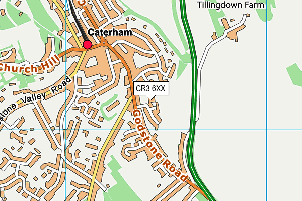 CR3 6XX map - OS VectorMap District (Ordnance Survey) CR3 6XX map - OS VectorMap District (Ordnance Survey)