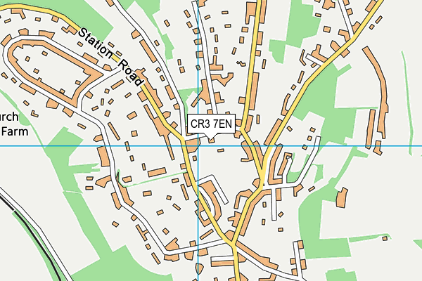 CR3 7EN map - OS VectorMap District (Ordnance Survey) CR3 7EN map - OS VectorMap District (Ordnance Survey)