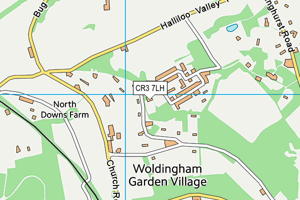 CR3 7LH map - OS VectorMap District (Ordnance Survey) CR3 7LH map - OS VectorMap District (Ordnance Survey)