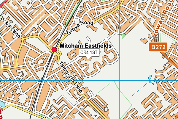CR4 1ST map - OS VectorMap District (Ordnance Survey) CR4 1ST map - OS VectorMap District (Ordnance Survey)