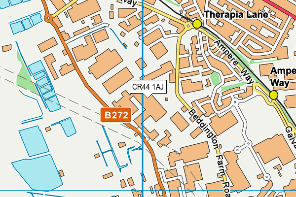CR44 1AJ map - OS VectorMap District (Ordnance Survey) CR44 1AJ map - OS VectorMap District (Ordnance Survey)