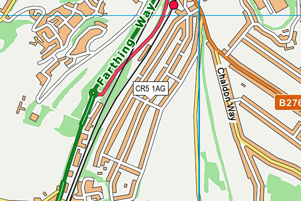 CR5 1AG map - OS VectorMap District (Ordnance Survey)