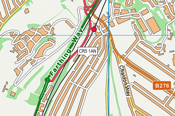 CR5 1AN map - OS VectorMap District (Ordnance Survey) CR5 1AN map - OS VectorMap District (Ordnance Survey)