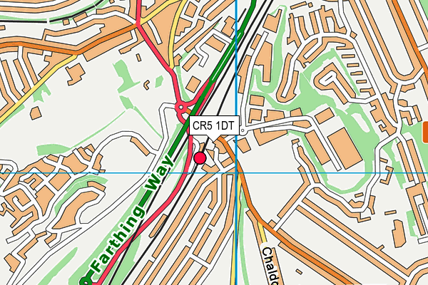CR5 1DT map - OS VectorMap District (Ordnance Survey) CR5 1DT map - OS VectorMap District (Ordnance Survey)