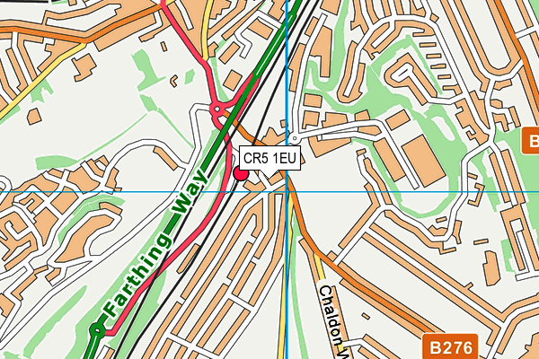 CR5 1EU map - OS VectorMap District (Ordnance Survey) CR5 1EU map - OS VectorMap District (Ordnance Survey)
