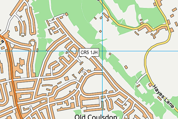 CR5 1JH map - OS VectorMap District (Ordnance Survey) CR5 1JH map - OS VectorMap District (Ordnance Survey)