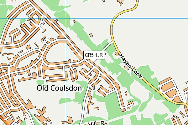 CR5 1JR map - OS VectorMap District (Ordnance Survey)