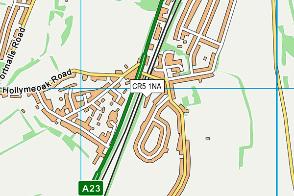 CR5 1NA map - OS VectorMap District (Ordnance Survey)