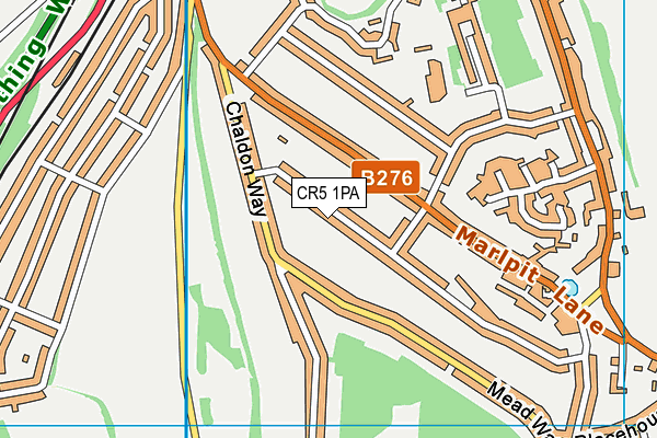 CR5 1PA map - OS VectorMap District (Ordnance Survey) CR5 1PA map - OS VectorMap District (Ordnance Survey)