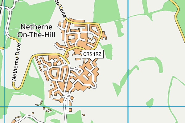 CR5 1RZ map - OS VectorMap District (Ordnance Survey)