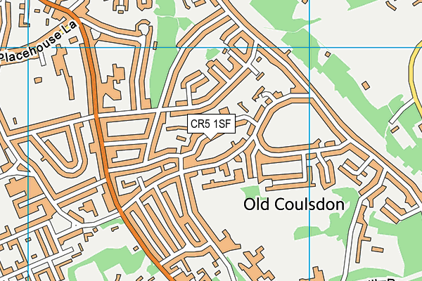 CR5 1SF map - OS VectorMap District (Ordnance Survey) CR5 1SF map - OS VectorMap District (Ordnance Survey)