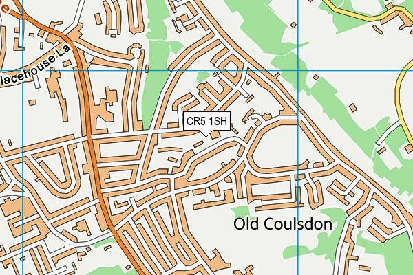 CR5 1SH map - OS VectorMap District (Ordnance Survey) CR5 1SH map - OS VectorMap District (Ordnance Survey)