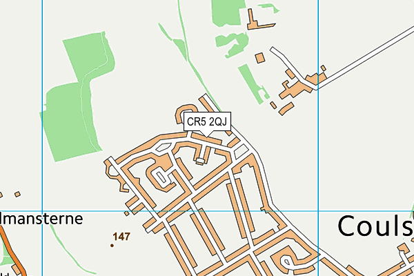 CR5 2QJ map - OS VectorMap District (Ordnance Survey) CR5 2QJ map - OS VectorMap District (Ordnance Survey)