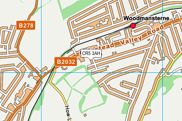 CR5 3AH map - OS VectorMap District (Ordnance Survey) CR5 3AH map - OS VectorMap District (Ordnance Survey)