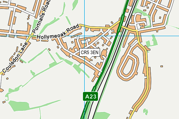 CR5 3EN map - OS VectorMap District (Ordnance Survey) CR5 3EN map - OS VectorMap District (Ordnance Survey)