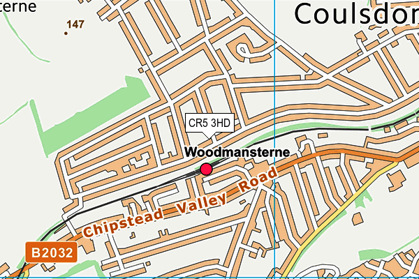 CR5 3HD map - OS VectorMap District (Ordnance Survey) CR5 3HD map - OS VectorMap District (Ordnance Survey)