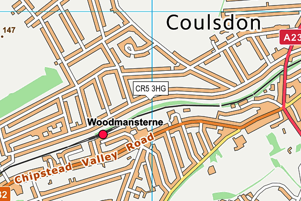 CR5 3HG map - OS VectorMap District (Ordnance Survey) CR5 3HG map - OS VectorMap District (Ordnance Survey)