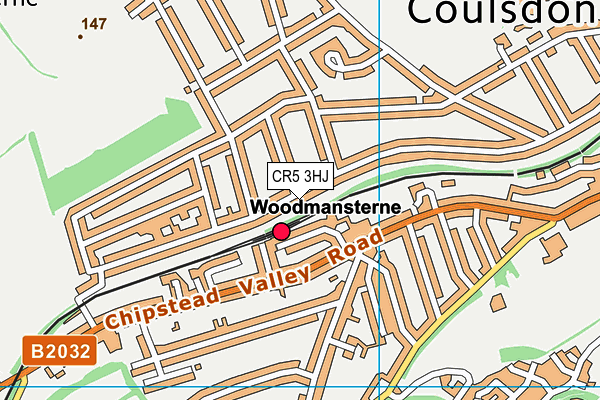 CR5 3HJ map - OS VectorMap District (Ordnance Survey) CR5 3HJ map - OS VectorMap District (Ordnance Survey)