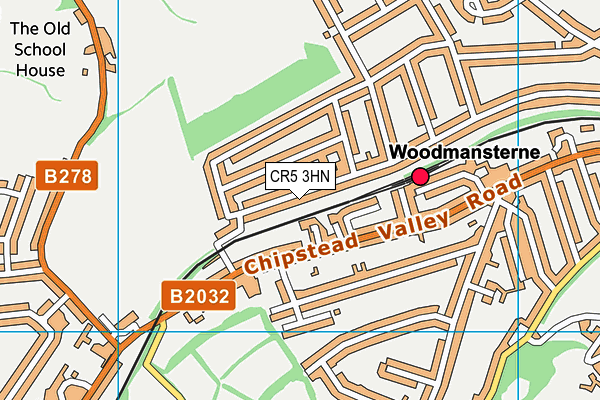 CR5 3HN map - OS VectorMap District (Ordnance Survey) CR5 3HN map - OS VectorMap District (Ordnance Survey)