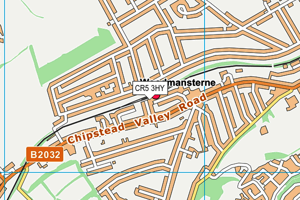 CR5 3HY map - OS VectorMap District (Ordnance Survey) CR5 3HY map - OS VectorMap District (Ordnance Survey)