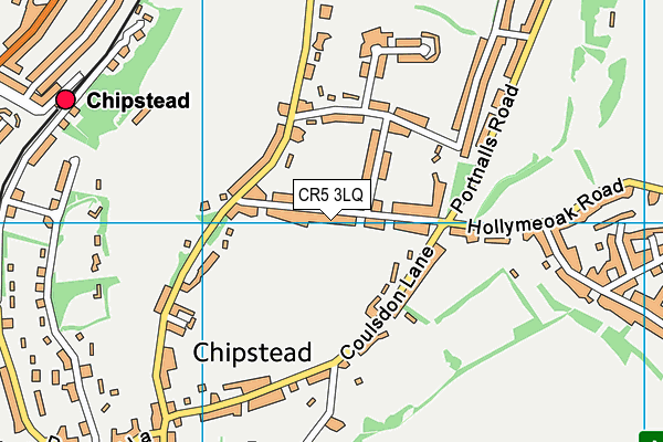 CR5 3LQ map - OS VectorMap District (Ordnance Survey)