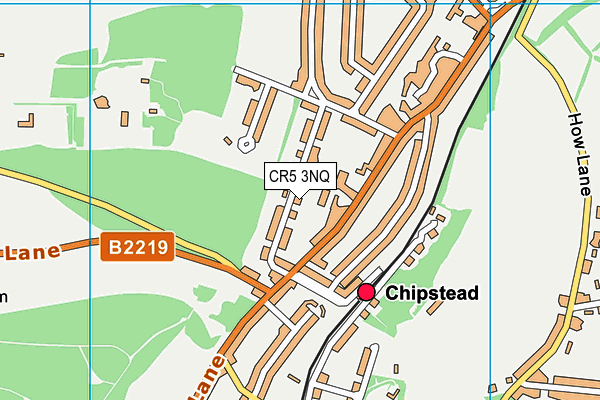 CR5 3NQ map - OS VectorMap District (Ordnance Survey)