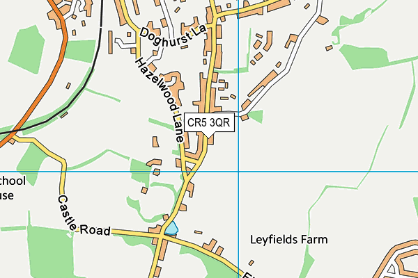CR5 3QR map - OS VectorMap District (Ordnance Survey)