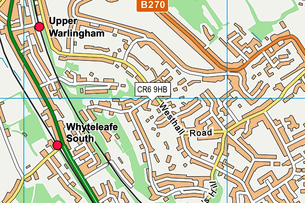 CR6 9HB map - OS VectorMap District (Ordnance Survey) CR6 9HB map - OS VectorMap District (Ordnance Survey)
