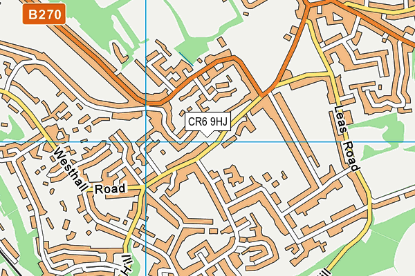 CR6 9HJ map - OS VectorMap District (Ordnance Survey)