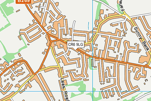 CR6 9LG map - OS VectorMap District (Ordnance Survey) CR6 9LG map - OS VectorMap District (Ordnance Survey)