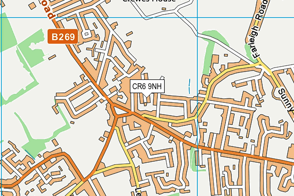 CR6 9NH map - OS VectorMap District (Ordnance Survey) CR6 9NH map - OS VectorMap District (Ordnance Survey)