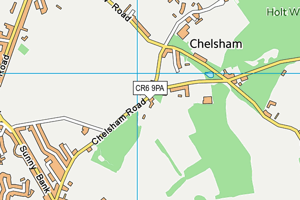 CR6 9PA map - OS VectorMap District (Ordnance Survey) CR6 9PA map - OS VectorMap District (Ordnance Survey)