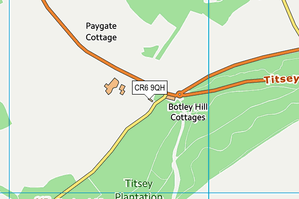 CR6 9QH map - OS VectorMap District (Ordnance Survey)