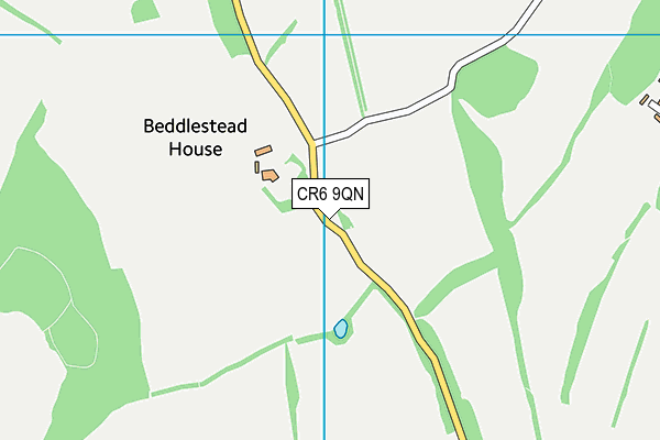 CR6 9QN map - OS VectorMap District (Ordnance Survey)