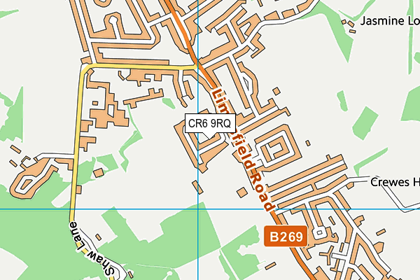 CR6 9RQ map - OS VectorMap District (Ordnance Survey) CR6 9RQ map - OS VectorMap District (Ordnance Survey)