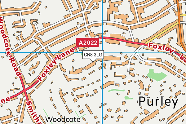 CR8 3LG map - OS VectorMap District (Ordnance Survey) CR8 3LG map - OS VectorMap District (Ordnance Survey)