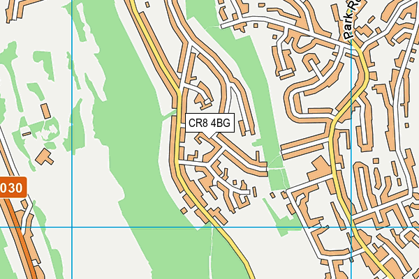 CR8 4BG map - OS VectorMap District (Ordnance Survey) CR8 4BG map - OS VectorMap District (Ordnance Survey)